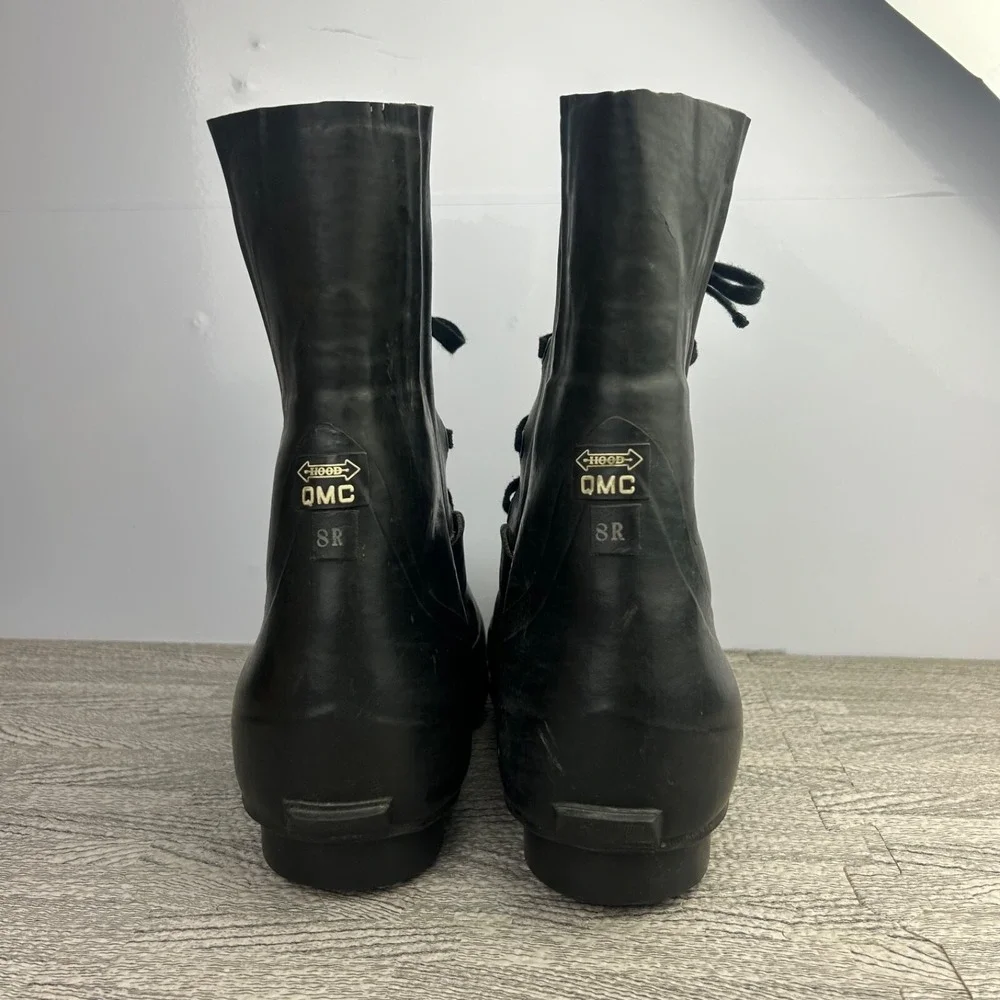 Vintage US Military Extreme Cold Bunny Boots Black 8 Valve Mickey Vapor Barrier